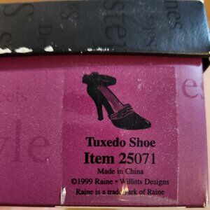 Just the Right Shoe Tuxedo shoe